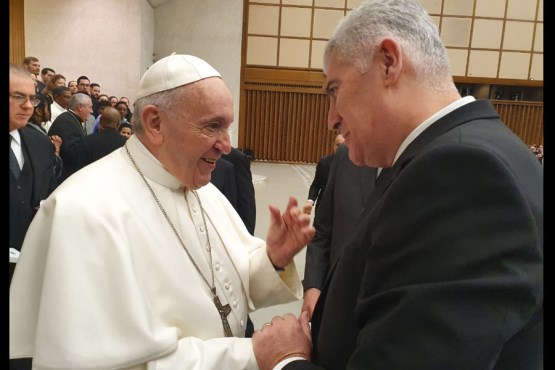 Speaker of the House of Peoples, Dr. Dragan Čović, attended the General Audience with the Holy Father Pope Francis in the Vatican
